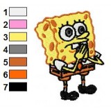 SpongeBob SquarePants Embroidery Design 24